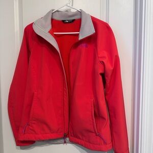 The North Face Women's oramge Raincoat